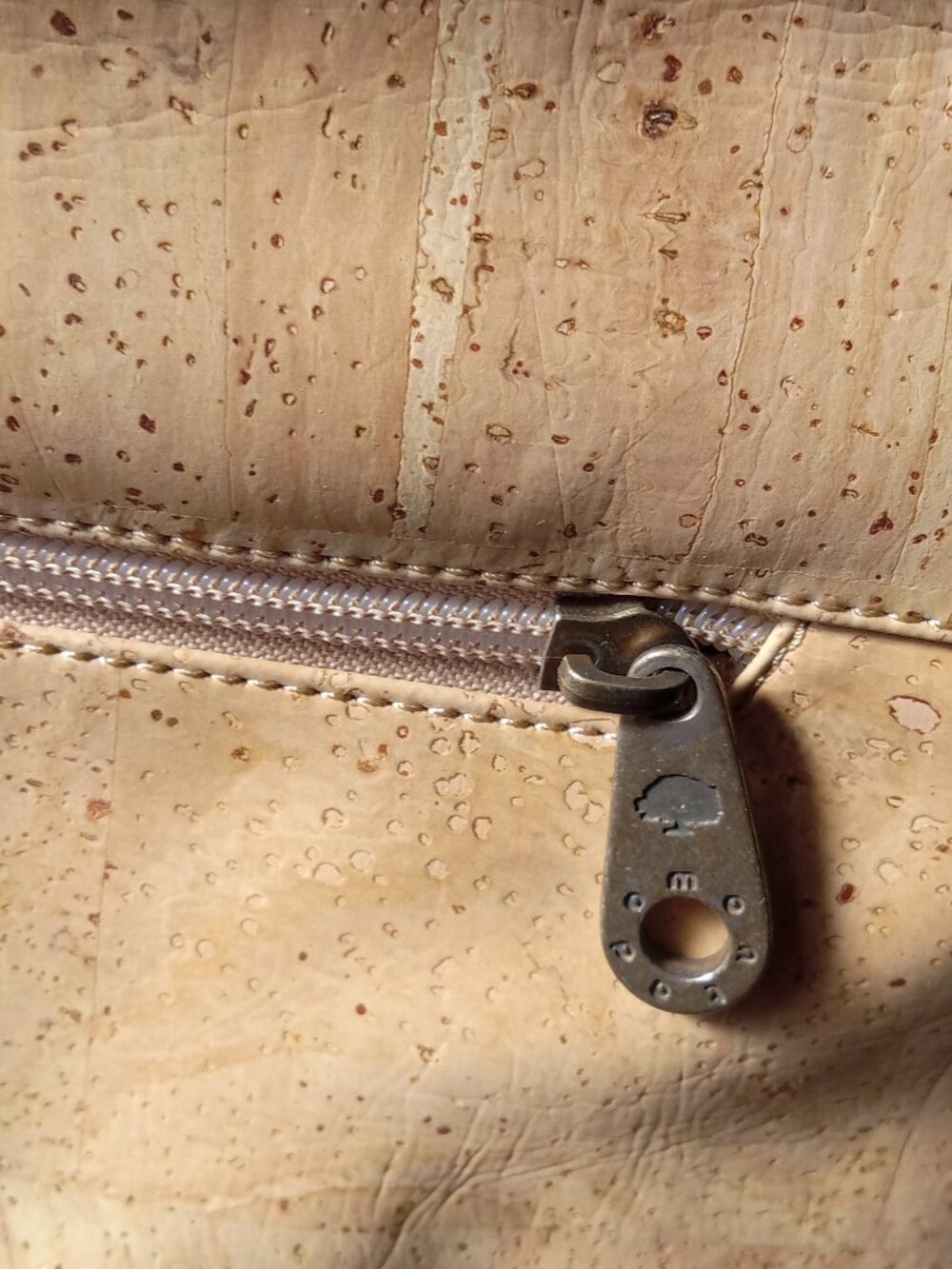 Montado  Blue Cork cross body bag with bow and sholder strap - Picture 8 of 8